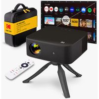 Kodak Proyector Smart Flik X20 Full HD 300 Lúmenes con Pantalla de 100"" y Accesorios
