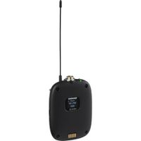 Shure Transmisor Inalámbrico Digital SLXD1+ con Conector TA4M, 470 a 608 MHz, Audio Digit