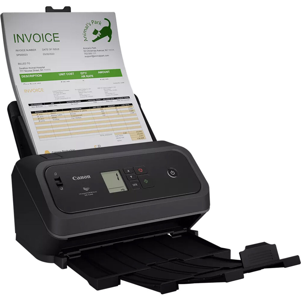 Canon imageFORMULA DR-C340 Escáner de Documentos de Oficina con ADF de 100 Hojas, Resoluc