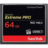 SanDisk Tarjeta de Memoria CompactFlash Extreme Pro 64GB - Velocidades de Lectura de hasta