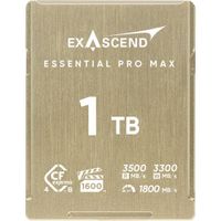 Exascend CFexpress 4.0 Type B 1TB Essential Pro Max - Velocidades de lectura hasta 3500 MB