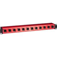 SoundTools CAT Rack 12-Channel - Caja de escenario rackeada con 12 entradas XLR y 3 etherC