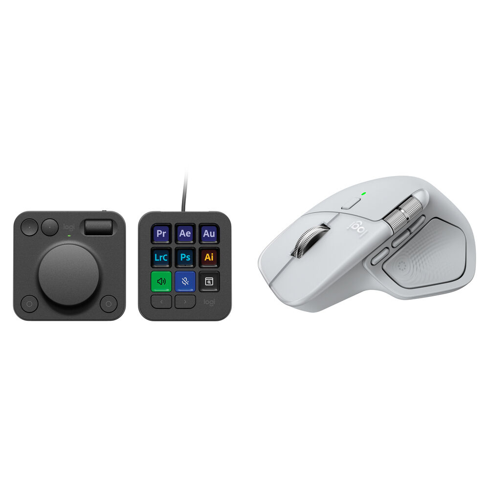 Logitech MX Master 4 Mouse Inalámbrico para Mac con Sensor Óptico de 8000 dpi y Consola