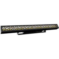 Blizzard Lux Reactor LED Bar 3.3' con Efectos Strobe y Aura RGB - 6 LEDs Warm White 60W y