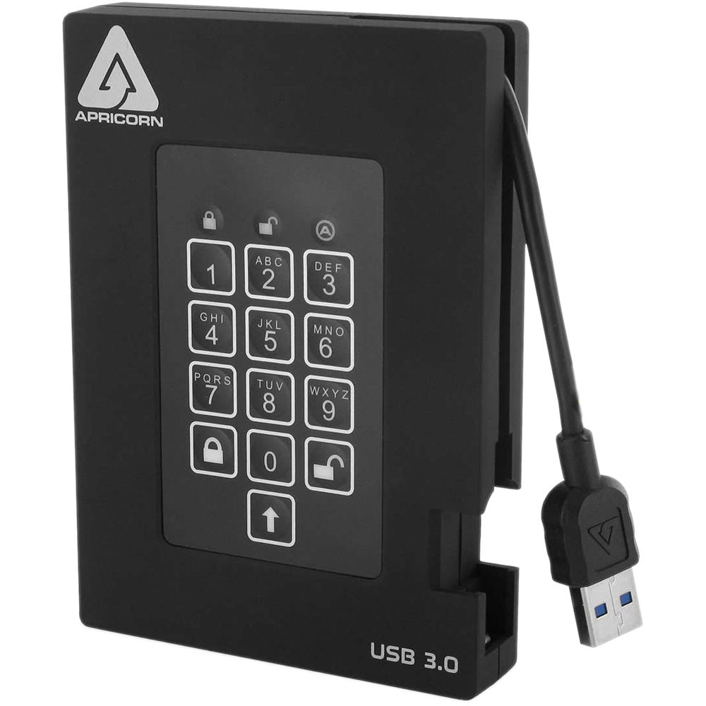 Apricorn Aegis Fortress 2TB Disco Duro PortÃ¡til Seguro FIPS 140-2 Nivel 2 con EncriptaciÃ