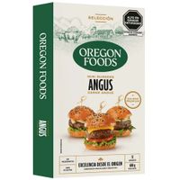 Mini Hamburguesas OREGON FOODS Carne Angus Caja 12un