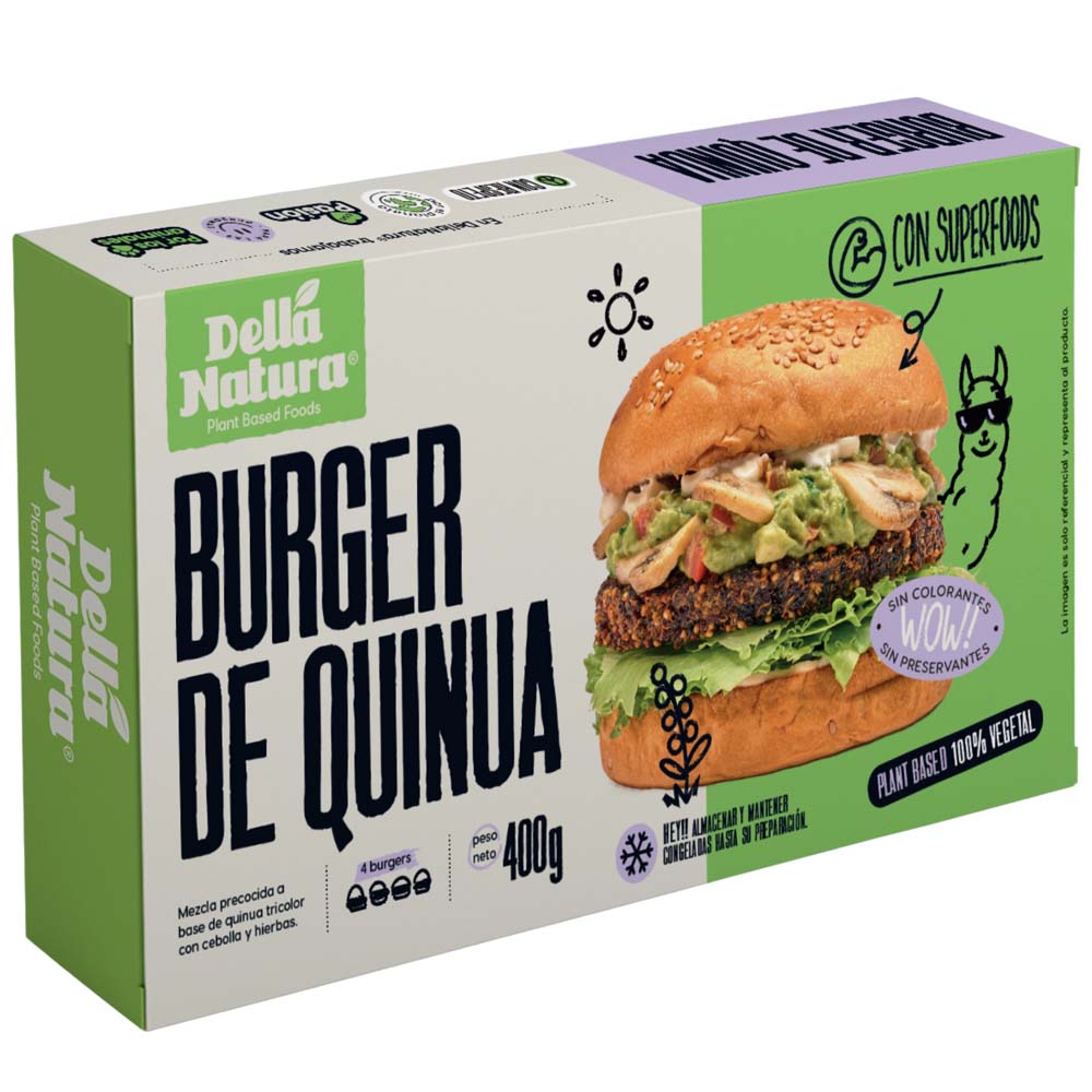 Hamburguesa de Quinua DELLANATURA Caja 4un