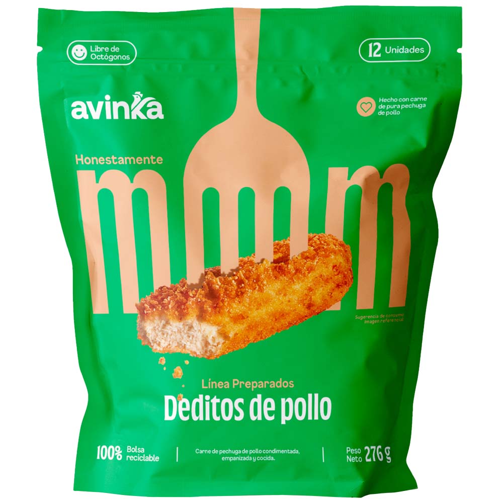 Deditos de Pollo AVINKA Bolsa 12un