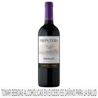 Vino Tinto FRONTERA Merlot Botella 750ml