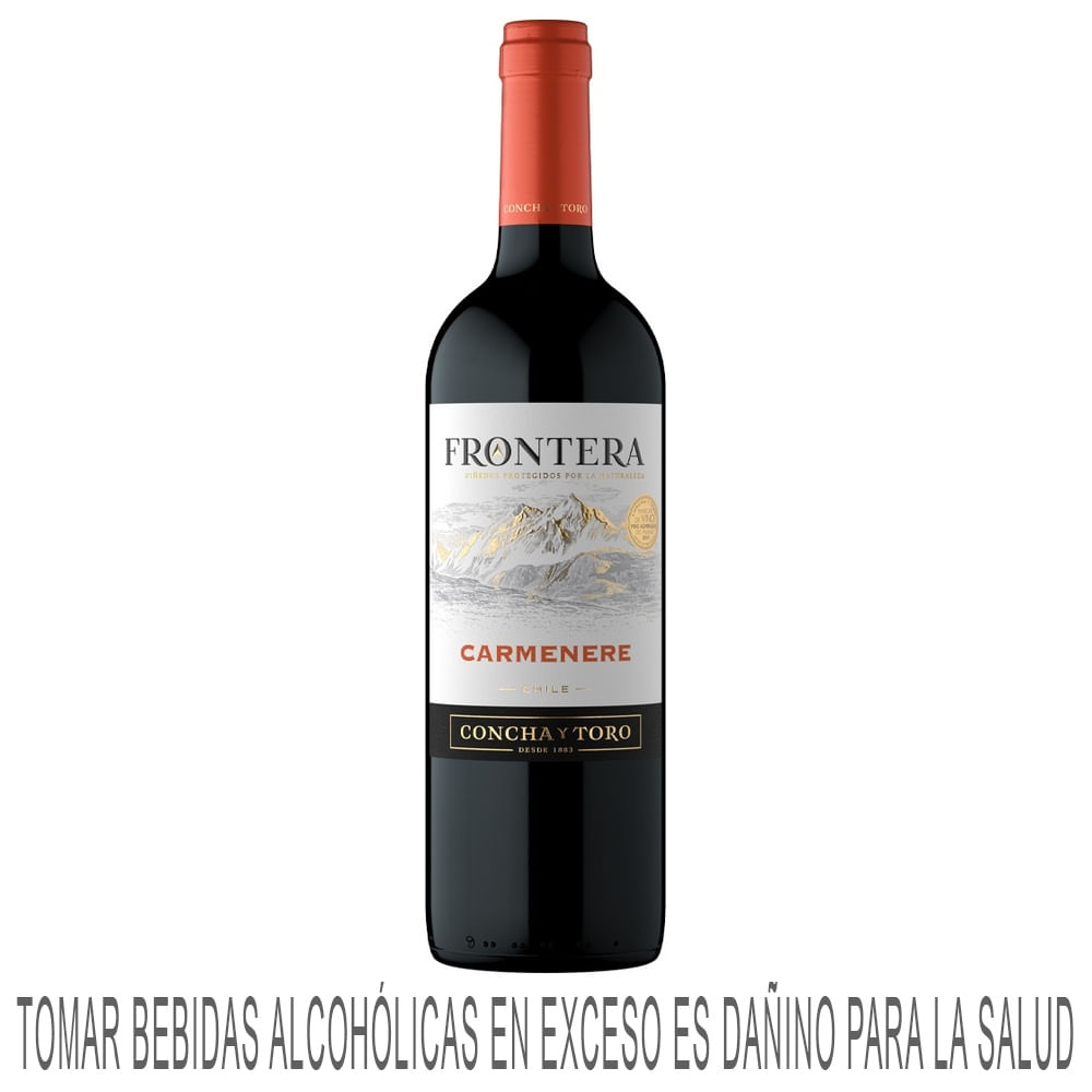 Vino Tinto FRONTERA Carmenere Botella 750ml
