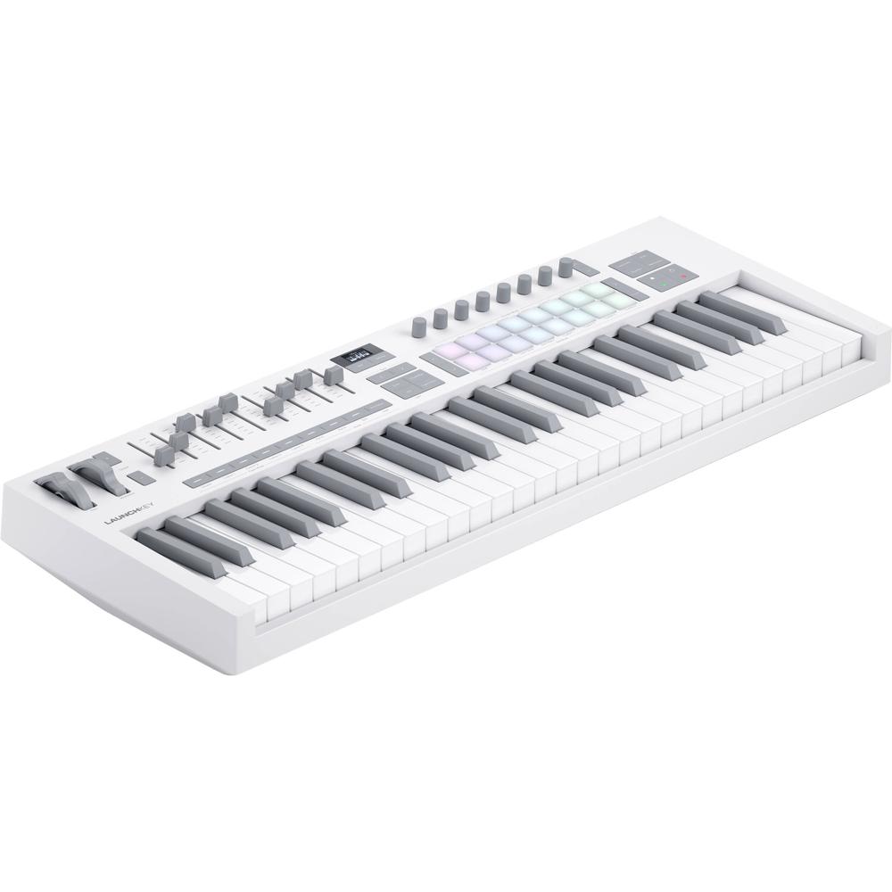 Novation Launchkey 49 MK4 Controlador MIDI USB - 49 Teclas Semi-Pesadas, 16 Pads RGB, Pant