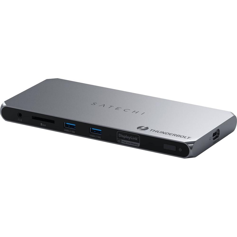 Satechi Docking Station Thunderbolt 4 Multi-Display con 2 HDMI 2.0, 3 puertos Thunderbolt