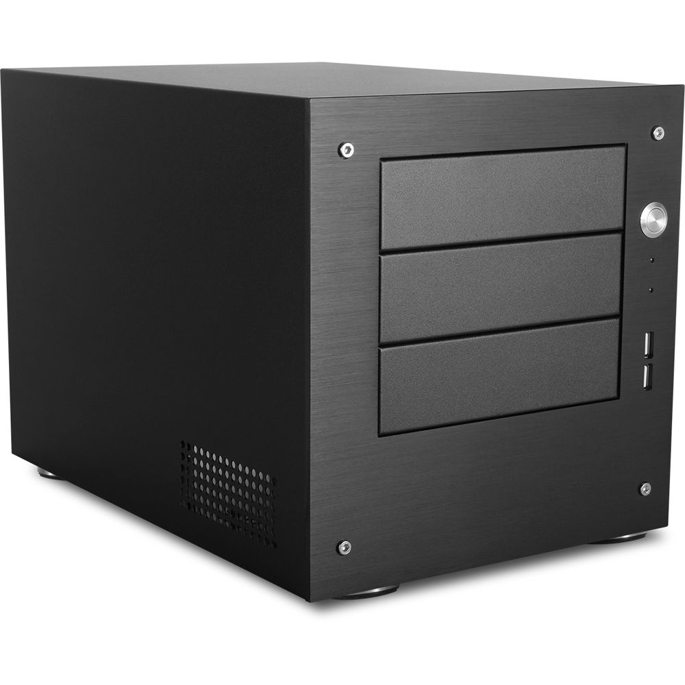 iStarUSA Torre Mini-ITX S-35EX 3 x 5.25"" con Panel Frontal - Color Negro, Soporta Placa Ba