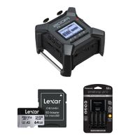 Zoom F3 Grabador de Campo Portátil 2-Input/2-Track con Mic Pres de Bajo Ruido y Grabació