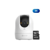 Cámara de seguridad Ezviz C6N G1 4K 8MP + Micro SD 64GB para interiores rotación 360°