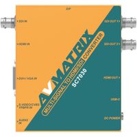 AVMATRIX SC7030 Convertidor de Señal Multi-Signal a SDI/HDMI con Escalado y Conversión d
