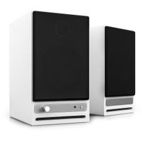 Audioengine HD4 Sistema de Altavoces Bluetooth v2 - Hi-Gloss Piano White, 60W RMS, Bluetoo