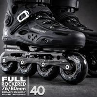 Patines Freestyle Slalom FX8 Talla 40 Full Rockered 76-80mm ABEC-7 85A Patinaje Profesional