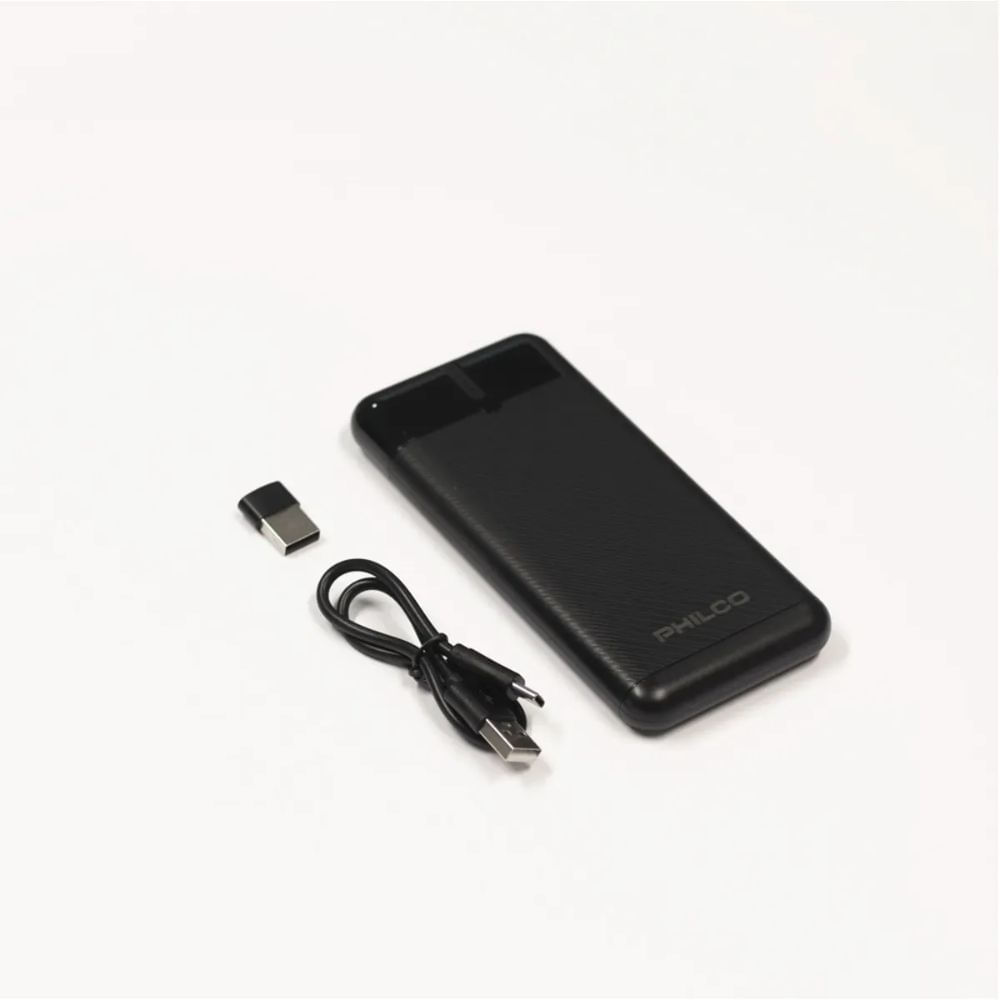 Power Bank 10000mAh Philco - FLP2710 Negro