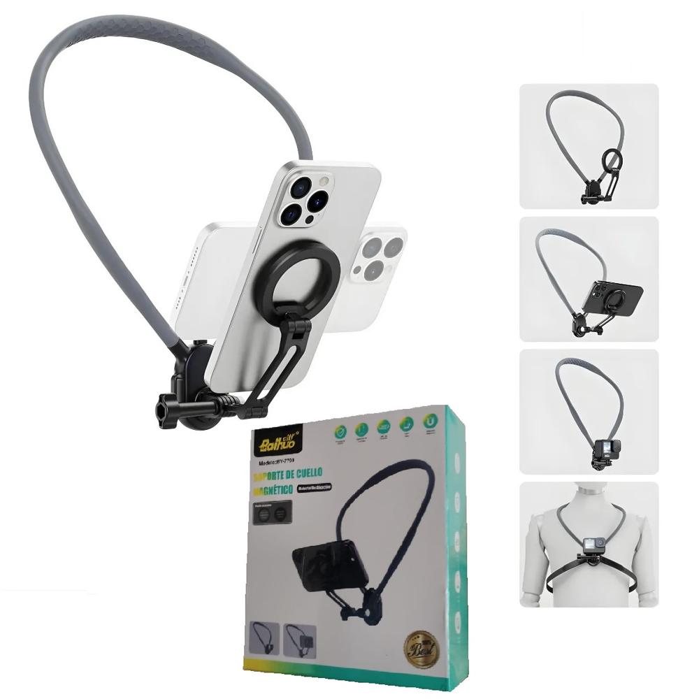 Soporte de Cuello Magnético Para Celular Baihuo MY-7799