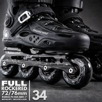 Patines Freestyle Slalom FX8 Talla 34 Full Rockered 72-76mm ABEC-7 85A Patinaje Profesional