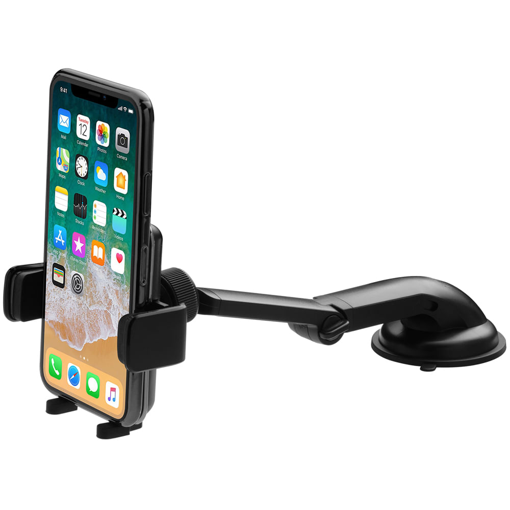 Soporte de Celular para Auto SPARCO SPE195CB Brazo Largo Ajustable con Ventosa
