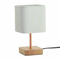 Lámpara de Mesa Inspire Akora de Madera/Tela E14