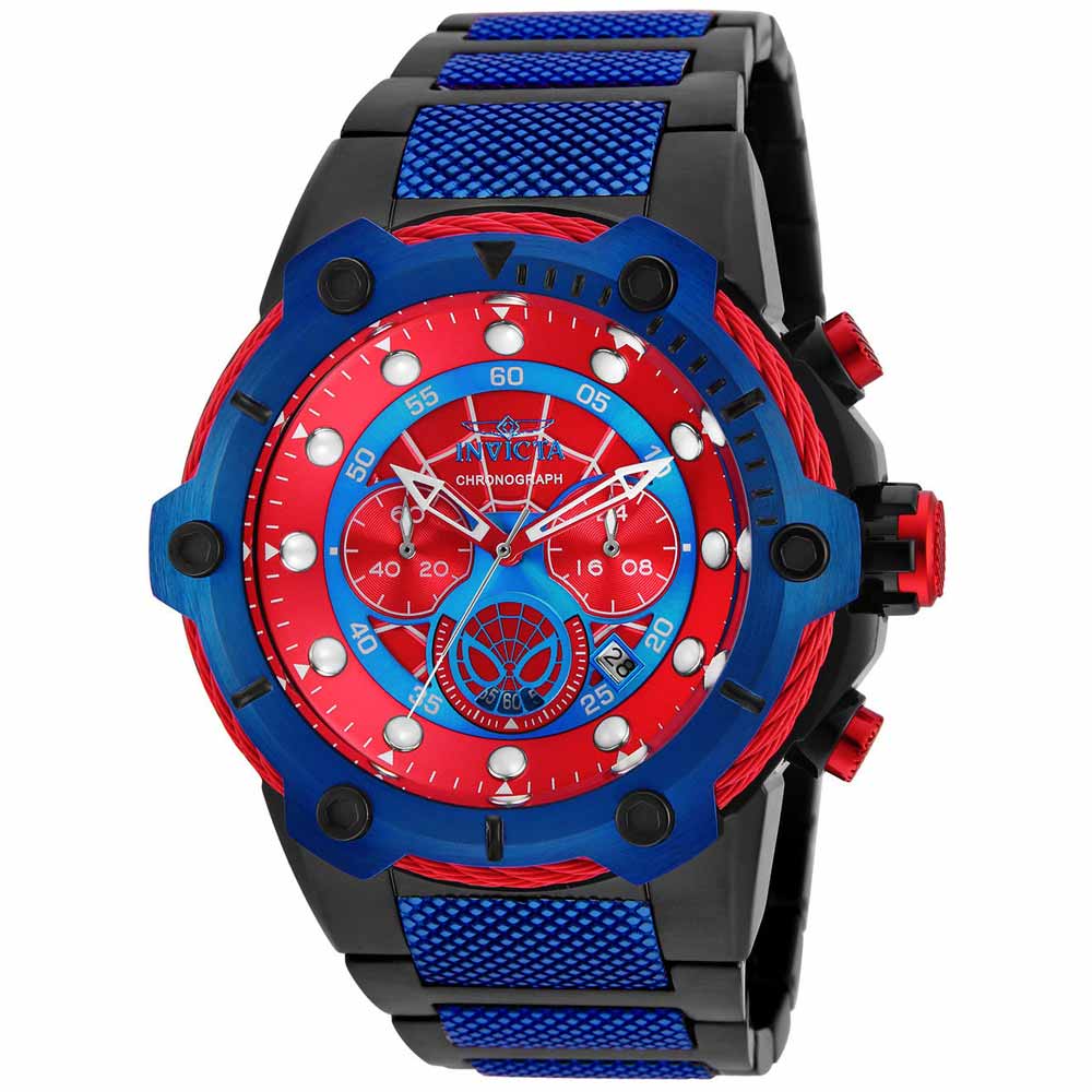 Reloj Invicta Marvel Spiderman 25782 Edición Limitada Fecha Cronómetro