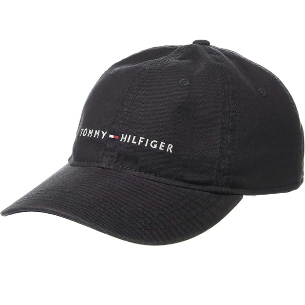 GORRA TOMMY HILFIGER BASEBALL LOGO - CARBÓN