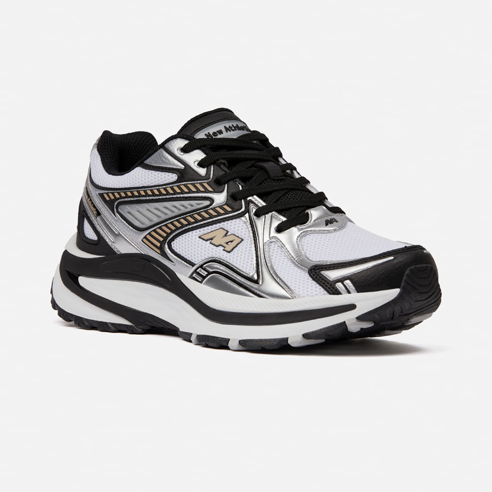 Zapatilla New Athletic Lifestyle FlexGom 234-0226 para Hombre 39 Negro