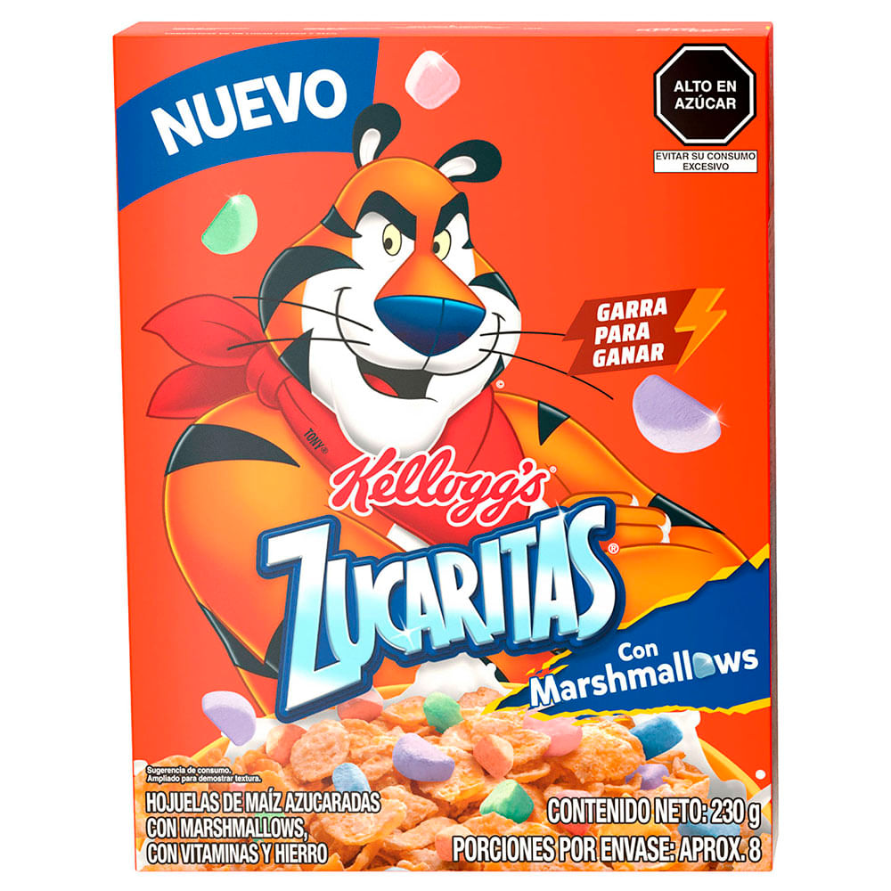 Cereal KELLOGGS Zucaritas Malvaviscos Caja 230g