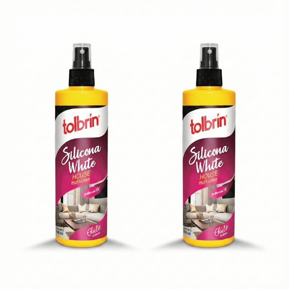 COMBO DE 2 UND DE Silicona White House Multi Usos Aroma Chicle Tolbrin 300 Ml