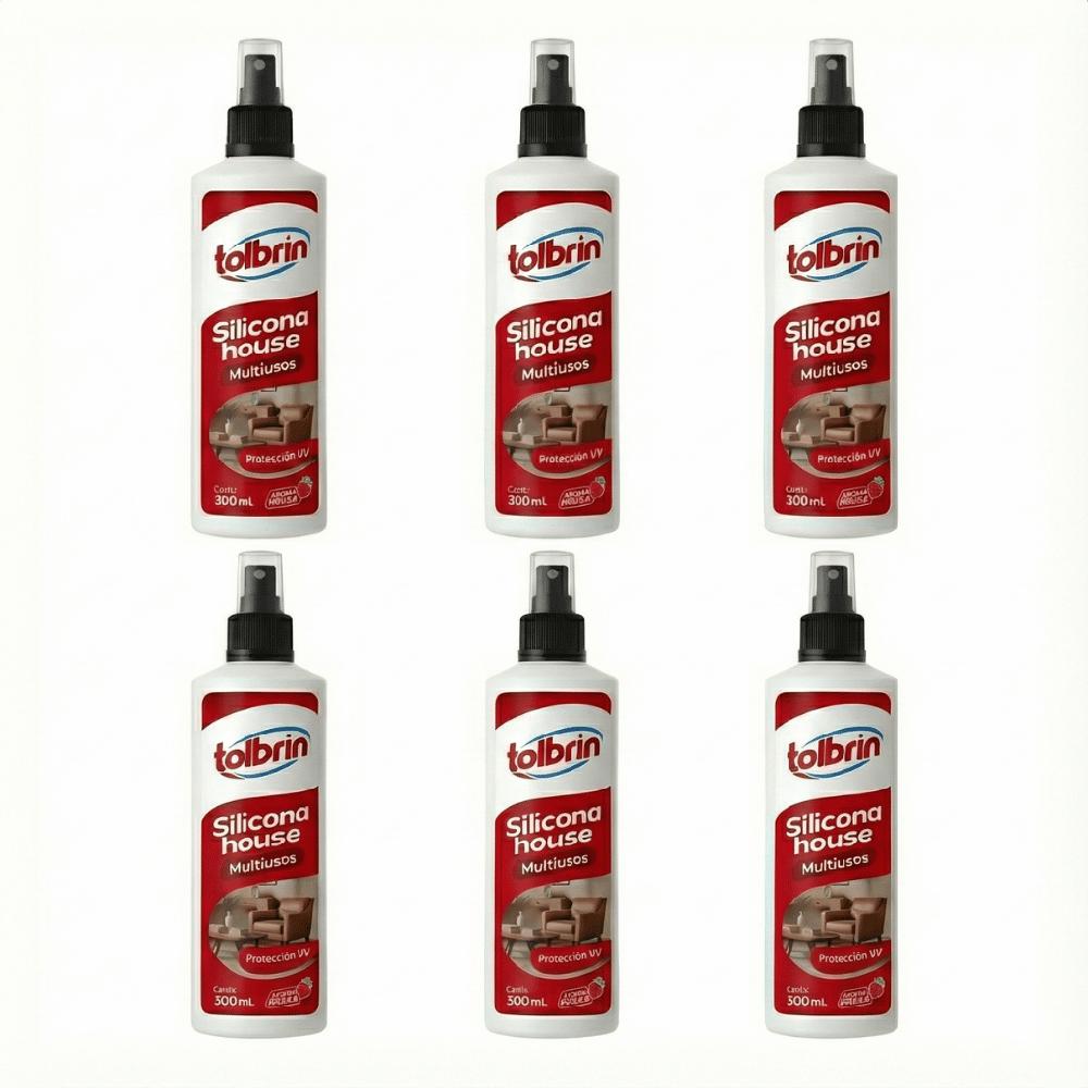 6 x Silicona House Multiusos Tolbrin Aroma Fresa de 300 mL