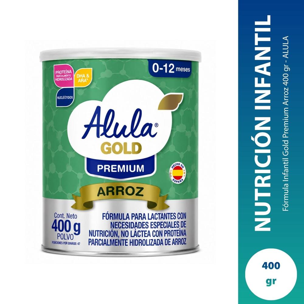 Fórmula Infantil Gold Premium Arroz 400 gr - ALULA