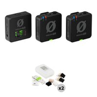 RODE Wireless PRO Sistema de Micrófono Inalámbrico para 2 Personas con Grabador y Kit de