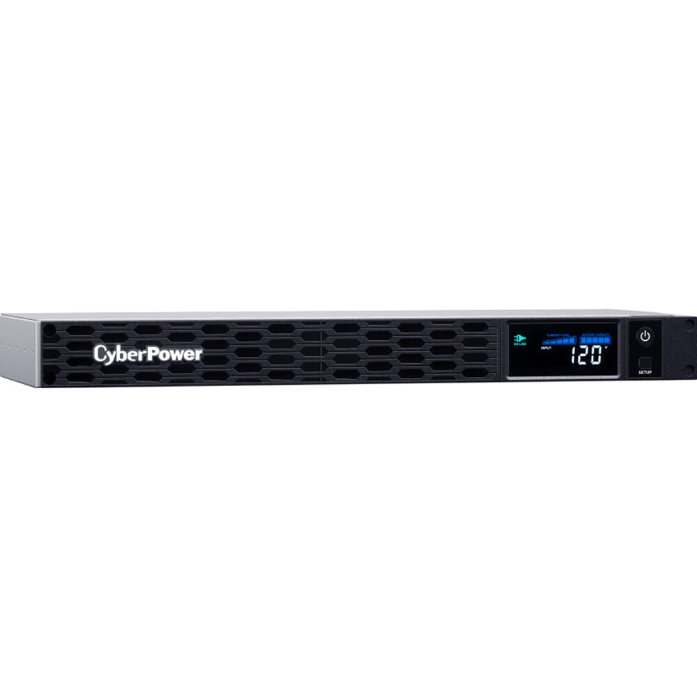 CyberPower CP700PFCRM1U UPS Rackmount PFC Sinewave 700VA 400W con 6 Salidas NEMA 5-15R y P