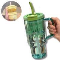 Tomatodo Portátil Modelo Shake Hands de 1200 ml Verde Transparente 720VT08