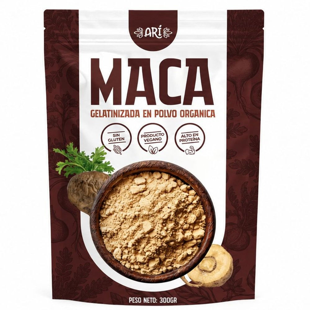 Maca Gelatinizada en Polvo Orgánica