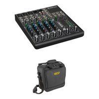 Mackie 802VLZ4 Mezclador Compacto 8 Canales con Bolsa, 3 Preamplificadores Onyx, EQ de 3 B