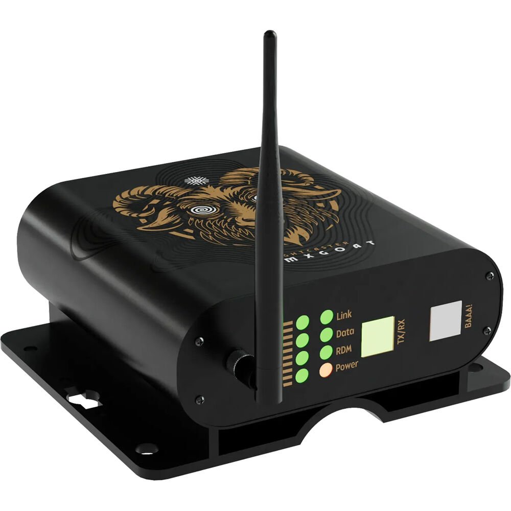 Blizzard Lightcaster CRMX GOAT Transceptor Inalámbrico DMX 2.4GHz con Soporte RDM