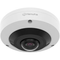 Hanwha Vision HCF-8011RV Cámara Fisheye Dome 5MP para Exterior con Visión Nocturna, IP66