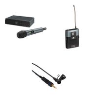Sennheiser XSW1 Sistema de Micrófono Inalámbrico Combo con e835 y Lavalier Senal OLM-2