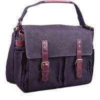 ONA Bolsa Mensajera The Astoria Negra - Capacidad para 2 DSLRs, 5 Lentes y Laptop de 15""