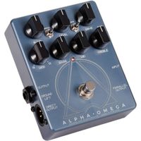 Darkglass Electronics Alpha·Omega Pedal de Distorsión para Bajo con Circuitos Dual de Di