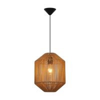 Lámpara Colgante Bali 1 Luz E27 Soga Orange