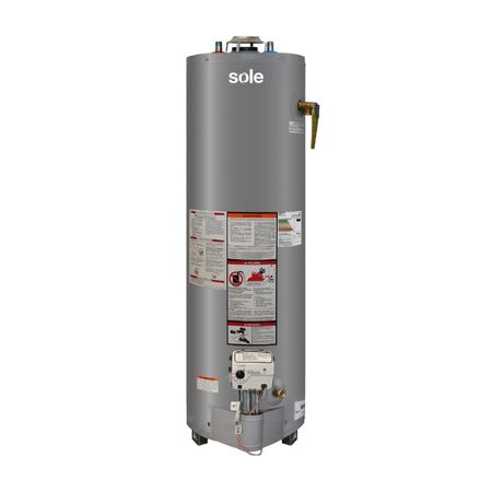 Termotanque a Gas Sole GLP Acumulación Tipo B 145L Plata