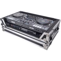 ProX Flight Case para RaneFour DJ Controller con Ruedas, 1 RU Espacio Interno, Tapa y Pane