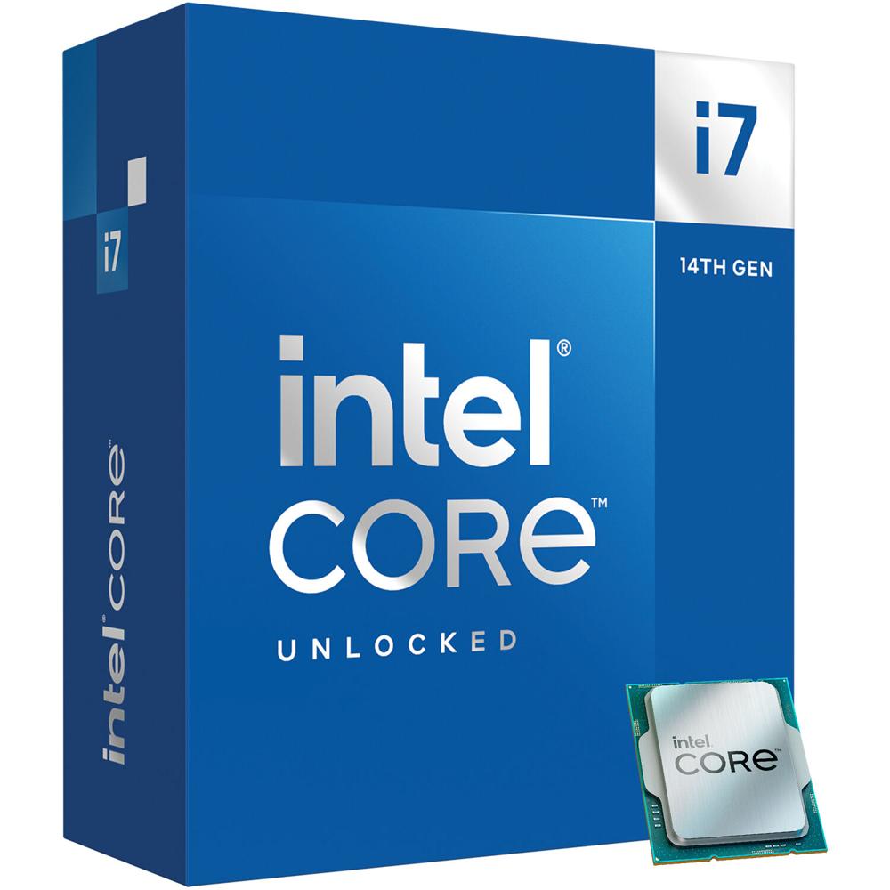 Intel Core i7-14700F Procesador 20-Core 2.1 GHz LGA 1700, 33MB Cache, Soporte DDR5-5600 EC