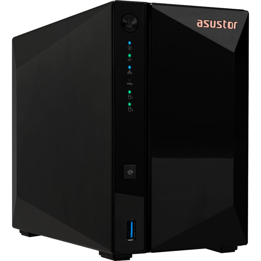 Asustor Drivestor 2 Pro Gen2 NAS 2-Bay con CPU Realtek RTD1619B, 2GB DDR4 RAM, 2.5 Gigabit