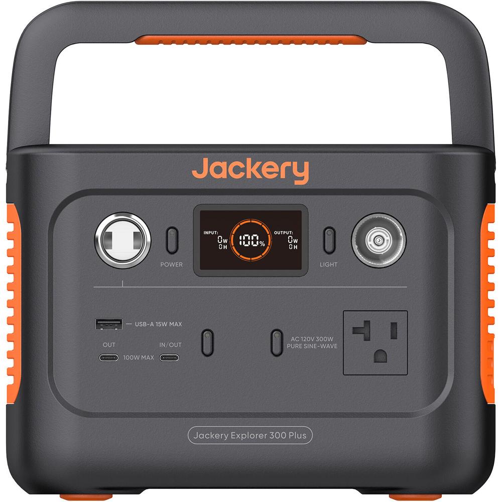 Jackery Estación de Energía Portátil Explorer 300 Plus - 288Wh, 300W Salida, 2 Puertos